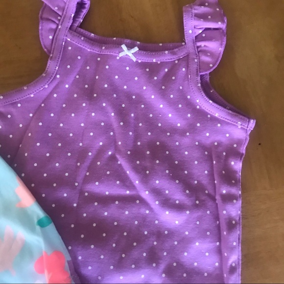 Carter’s NWT 12 Months Girls outfit Fun Floral - Picture 4 of 7